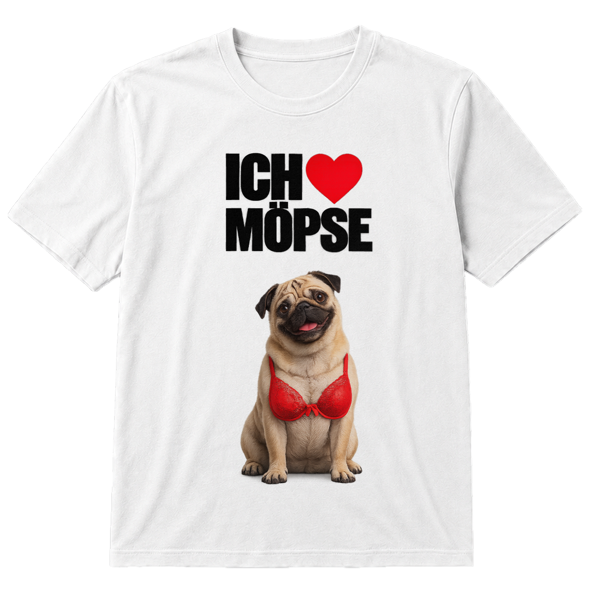 Ich liebe Möpse T-Shirt